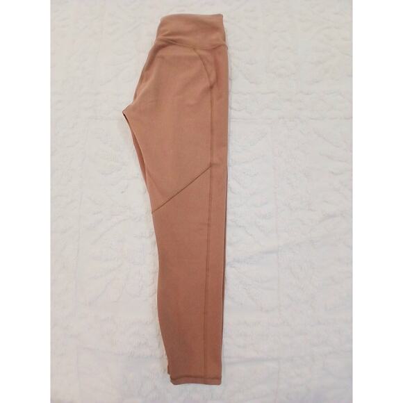 Fabletics Define Powerhold Leggings Figure Control S Beige Sorbet Stretch Yoga - Picture 5 of 16